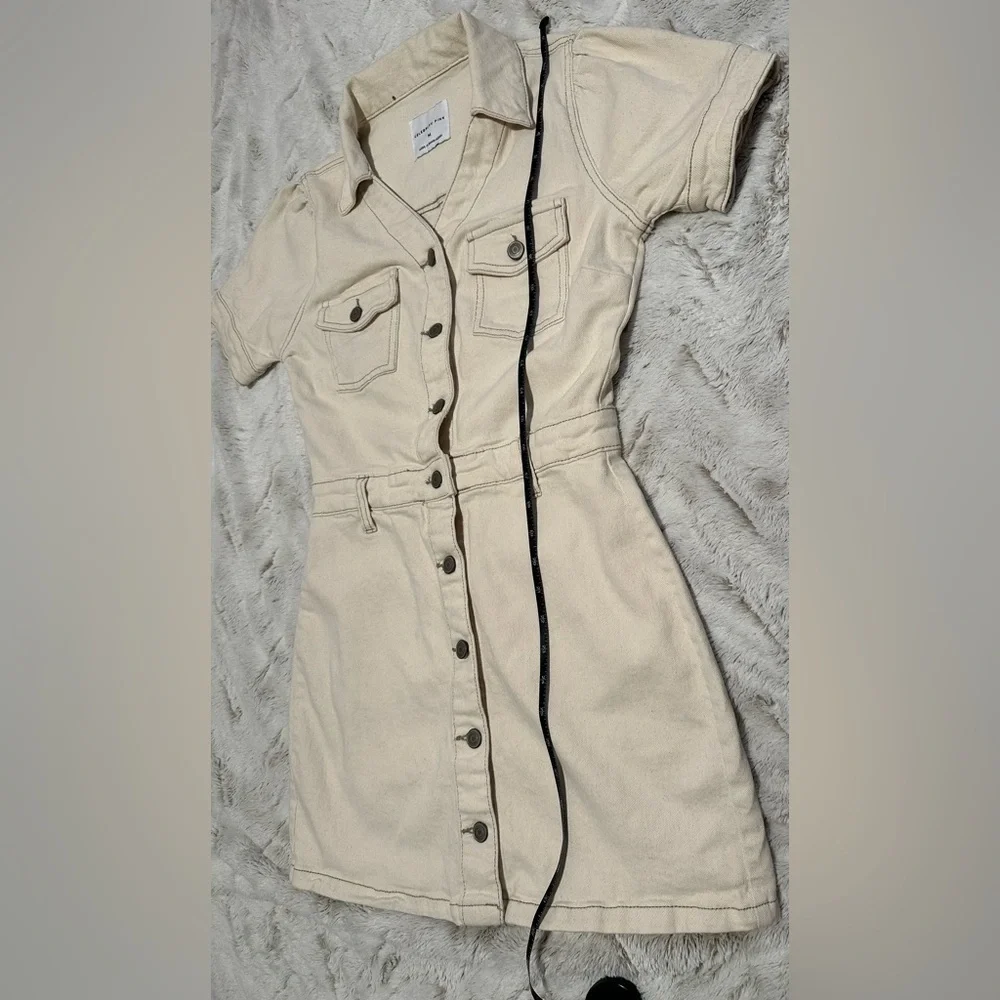 Celebrity Pink Juniors Button up Jeans Dress - Picture 10 of 15